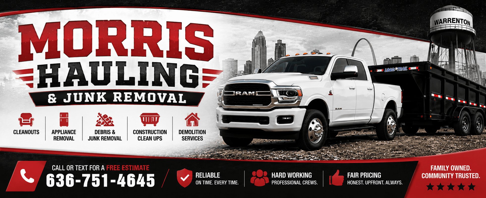 Morris Hauling & Junk Removal — launching soon